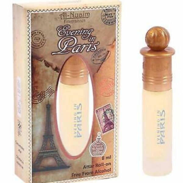Al Nuaim EVENINIG IN PARIS * 8ML Attar Roll On 8 ML