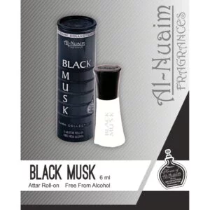 Al Nuaim BLACK MUSK Crystal Tower Roll On 6 ML