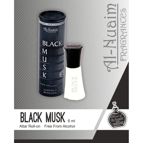 Al Nuaim BLACK MUSK Crystal Tower Roll On 6 ML