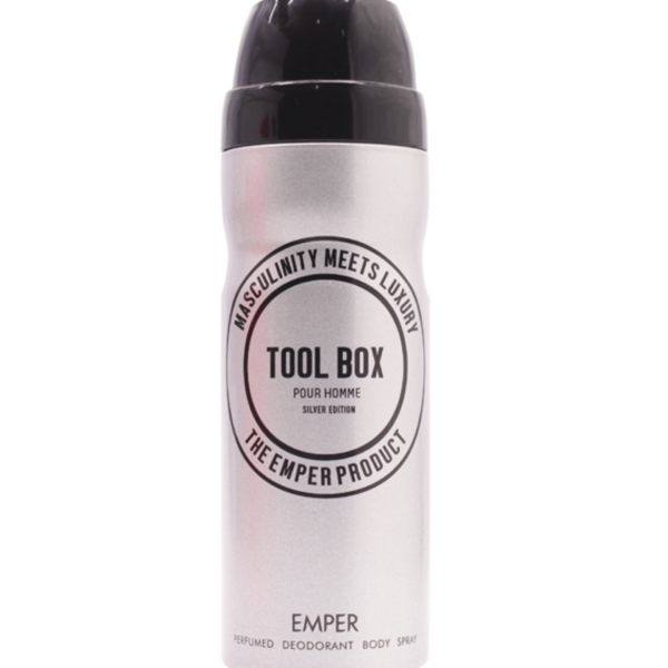 EMPER TOOL BOX SILVER POUR HOMME BODY SPRAY 200ML