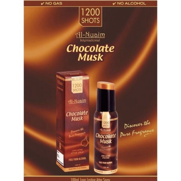 Al Nuaim CHOCOLATE MUSK Alcohol Free Perfume 100 ML