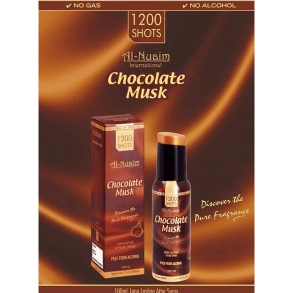 Al Nuaim CHOCOLATE MUSK Alcohol Free Perfume 100 ML