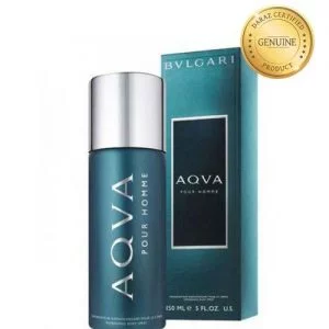 Aqva By Bvlgari Deodorant Spray 5.0oz./150ml For Men