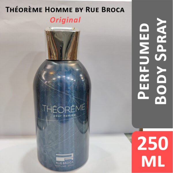 Theoreme Pour Homme Rue Broca for men Perfumed Body Spray 250ml