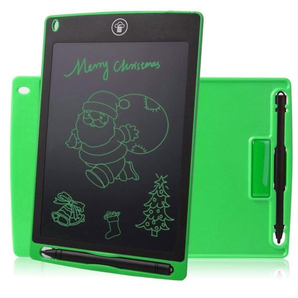 LCD Writing Tablet Pad For Kids Electric Drawing Board Digital Graphic Drawing Pad With Pen 8.5 Inches Green