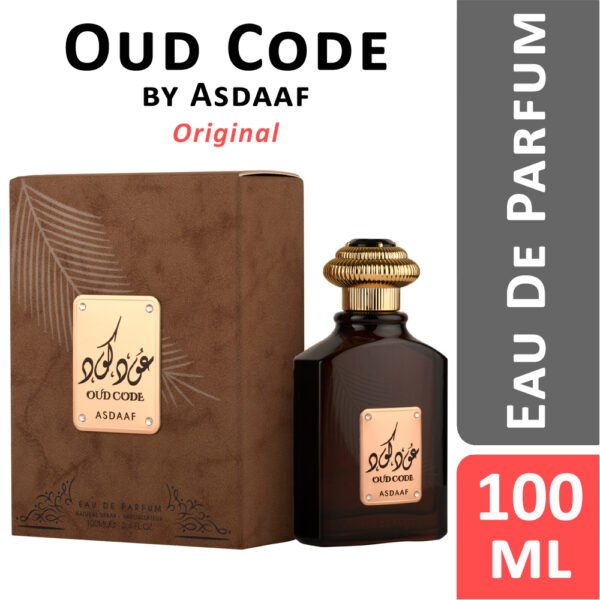 Asdaaf Oud Code Eau De Parfum, Fragrance For Men & Women 100ml