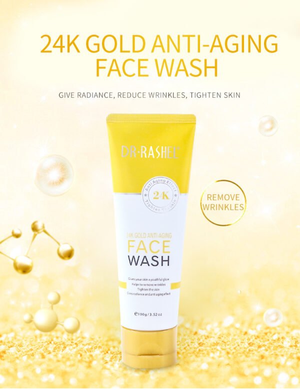 24K Gold Anti-Aging Face Wash 100g DRL-1636
