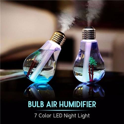 Humidifier Aroma Ultrasonic Mini ( 7 Color Changing LED Lights ) Bulb