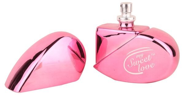 Pink Mutual Love Perfume For Women Heart Shape Perfume Decorating Perfume 50 ml