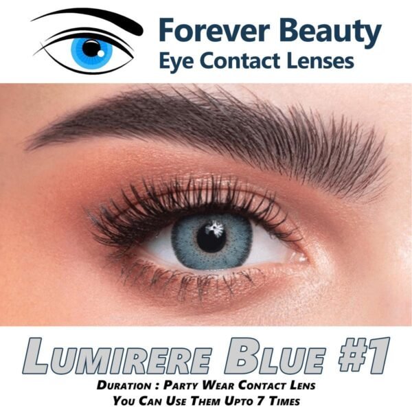 Lumirere Blue #1 Best Colored Contact Lenses