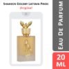 Shaheen Gold Lattafa Pride Perfumes 20ml EDP for women and men Discovery Pack Travel