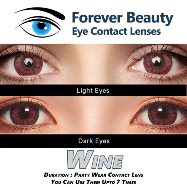 Wine Best Colored Contact Lenses