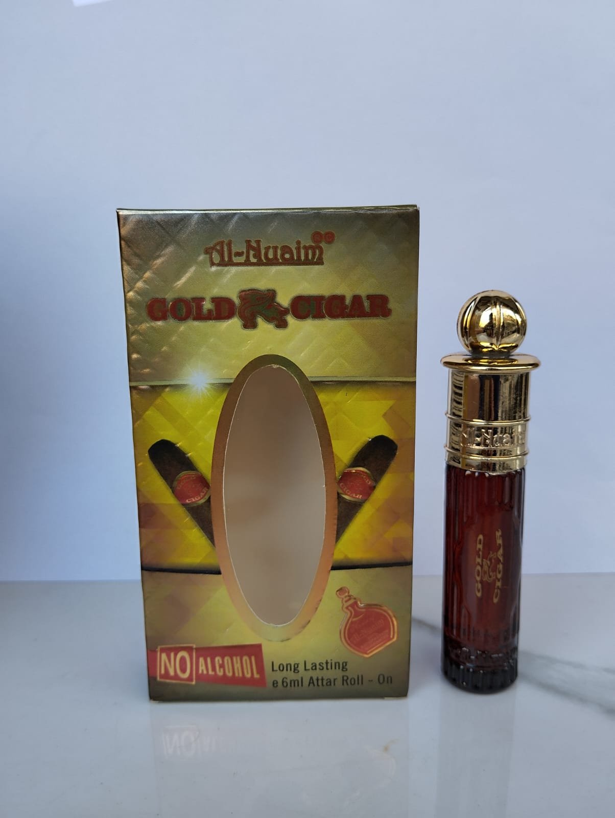 Al Nuaim Gold Cigar 6 ML Attar Roll On Al-Nuaim (Perfume Oil) for men and women