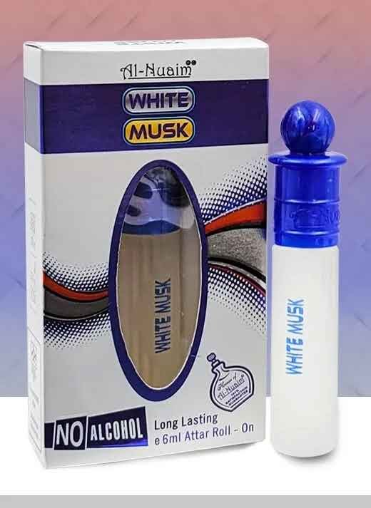 Al Nuaim White Musk 6 ML Attar Roll On Al-Nuaim (Perfume Oil) for men and women