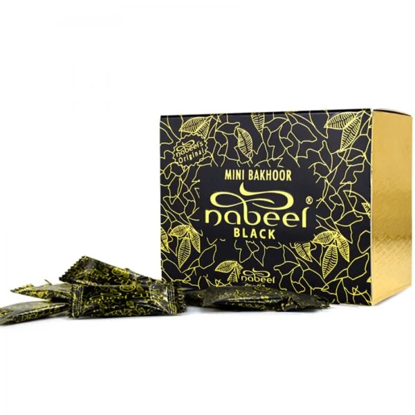 Nabeel Black Incense 3 gm Mini Bakhoor By Nabeel