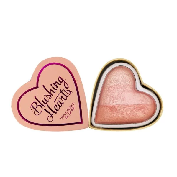 I Heart Revolution Hearts Blusher - Peachy Pink Kisses