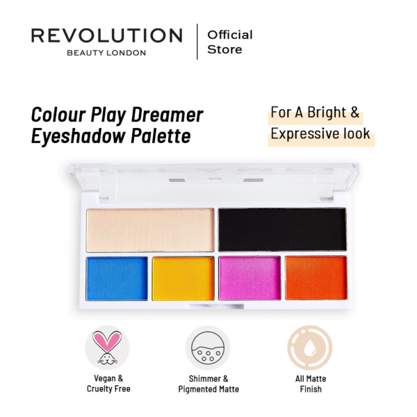 Relove By Revolution Colour Play Dreamer Eyeshadow Palette