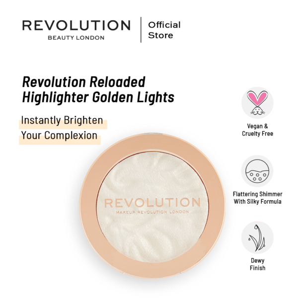 Makeup Revolution Reloaded Highlighter Golden Lights