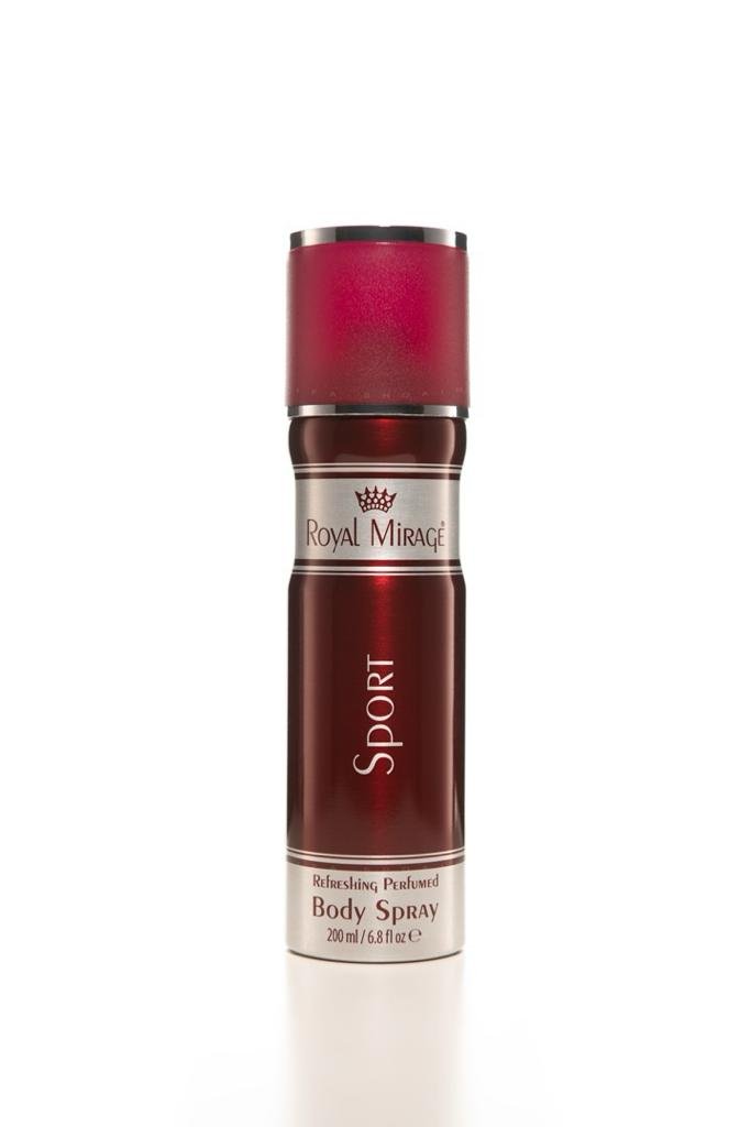 Royal Mirage Sport Deodorant Body Spray for women and men - 200 Ml