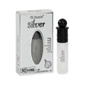Al Nuaim Silver 6 ML Attar Roll On Al-Nuaim (Perfume Oil) for men and women