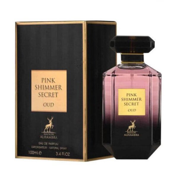 Maison Alhambra Pink Shimmer Secret Oud Eau De Parfum 100ml For Women