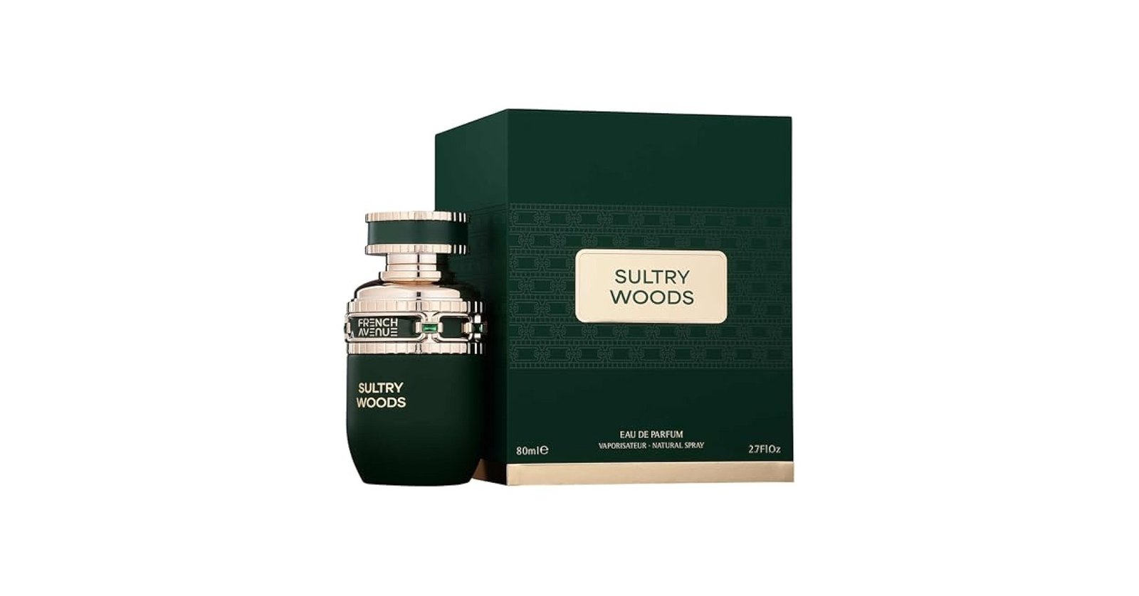 French Avenue Sultry Woods – Eau De Parfum – Perfume For Men, 80ml