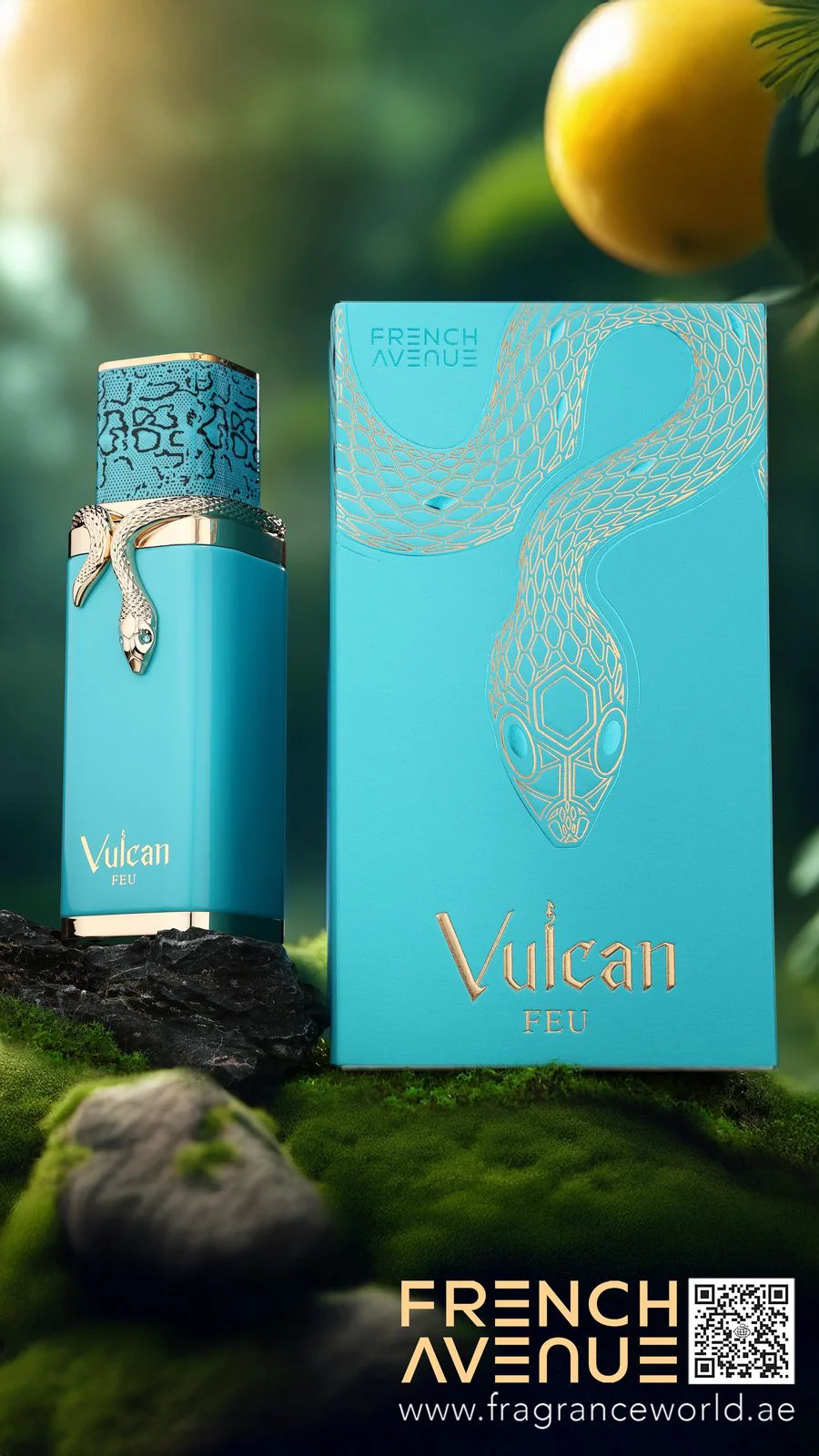香水(男性用) French Avenue Vulcan Feu French Avenue Vulcan Feu Eau de Parfum 3.4 oz – Jean Smell Good