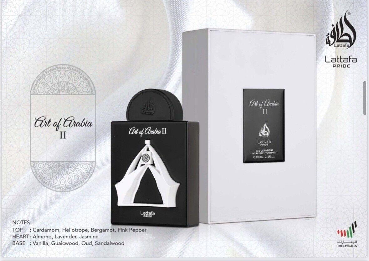 Lattafa Art of Arabia II 2 Lattafa Pride 100 ml EDP perfume For Men and Women