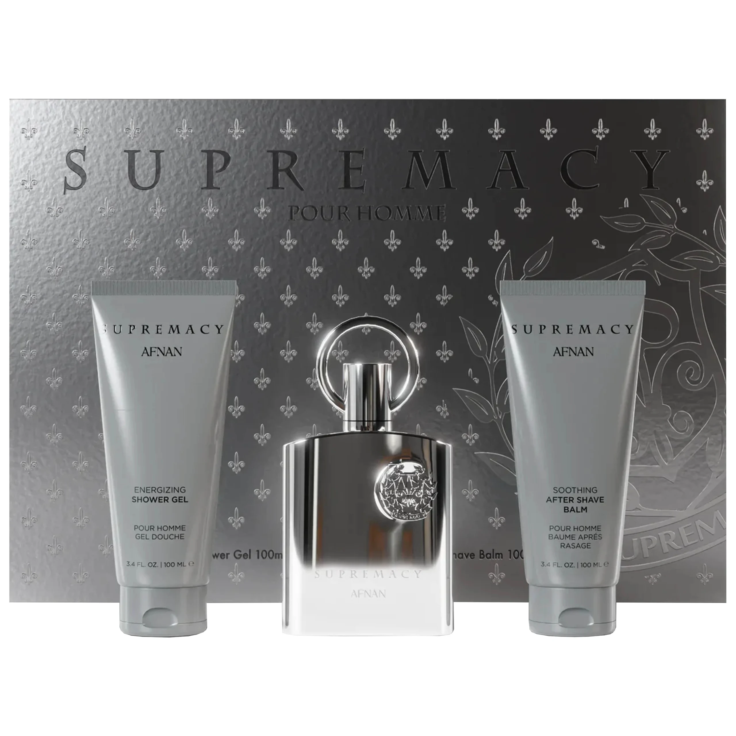Afnan Supremacy Silver Gift Set Edp 100ml
