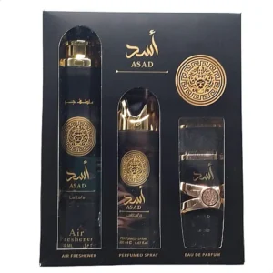 LATTAFA ASAD MEN 3s SET (100ML+ 200MLDEO+ 300ML A/F)