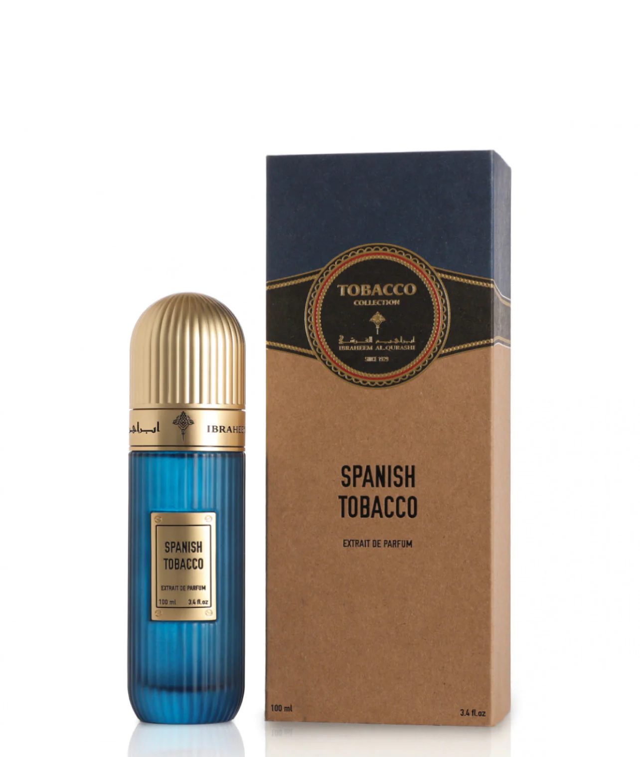 Ibrahim Al Qurashi Spanish Tobacco 100 Ml Ibraq Perfumes - إبراق