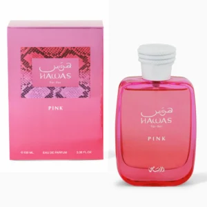 Hawas Pink EAU DE PARFUM by rasasi for women 100 ML