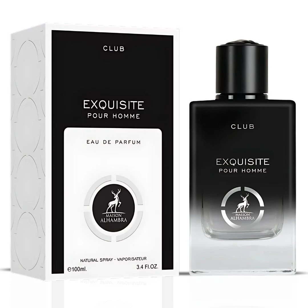 Exquisite Club Pour Homme Eau de Parfum Spray 100ml by Maison Alhambra