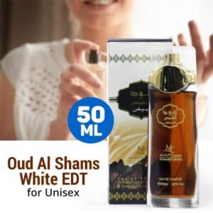 MC Oud Al Shams White EDT for Unisex, 50ML