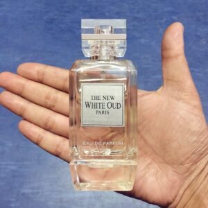The New White Oud Paris. 100ml Eau de Parfum. WITH DEO SPRAY