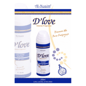 Al Nuaim D LOVE Alcohol Free Body Spray 200 ML