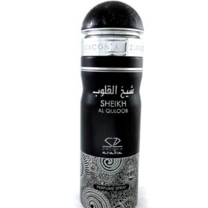 SHEIKH AL QULOOB BLACK BODY SPRAY 200ML ZIRCONIA