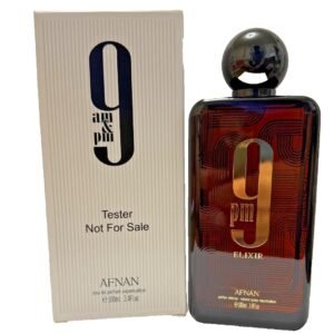 TESTER Afnan Perfumes 9 PM Elixir (tester) Extrait De Parfum 100 ML
