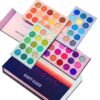 Beauty Glazed Colors Pearlescent Matte Eyeshadow, Eye Cosmetics, Makeup Palette, 4Folding Palette