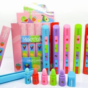 Fruity Flavored Lip Balm for All Seasons 5 in 1 Stick