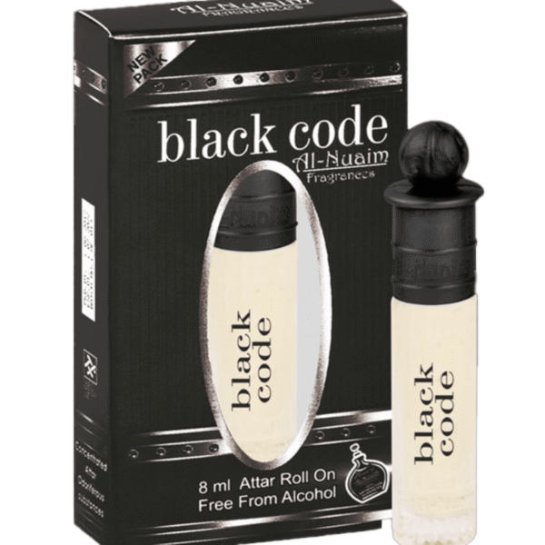 Al Nuaim BLACK CODE 8ML Attar Roll On 8 ML
