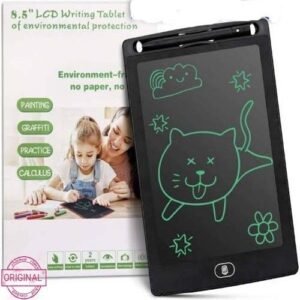 LCD Writing Tablet Pad For Kids Electric Drawing Board Digital Graphic Drawing Pad With Pen 8.5 Inches Black