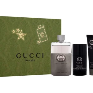 GUCCI GUILTY MEN (EDT 90ML + DEO STICK 70GM + Shower Gel 50ML ) 3PCS GIFT SET