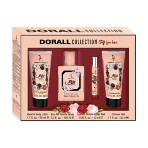 Miss Blosom Gift Set 4 Pcs Perfume For Women Edt Dorall Collection