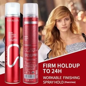 Red Sablon Hair Spray 420 Ml / Sablon Hair Fixer Spray.