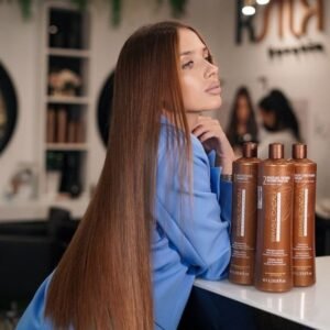 Brazilian Keratin Hair Treatment Blowout Kit Cadiveu Brasil Cacau, 3 products 1L