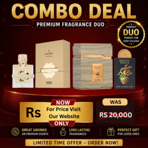 COMBO DEAL 7 Aromatix X Xandal by French Avenue EDP 100ml (WITH) Brioche Vanille by Lattafa EDP 100ml