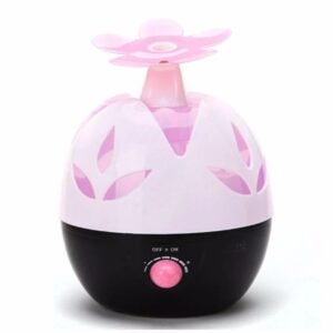 Air Humidifier Ultrasonic Cool Steam Mist with Color Changing LED Night Light 2.4 Liters SUN FLOWER