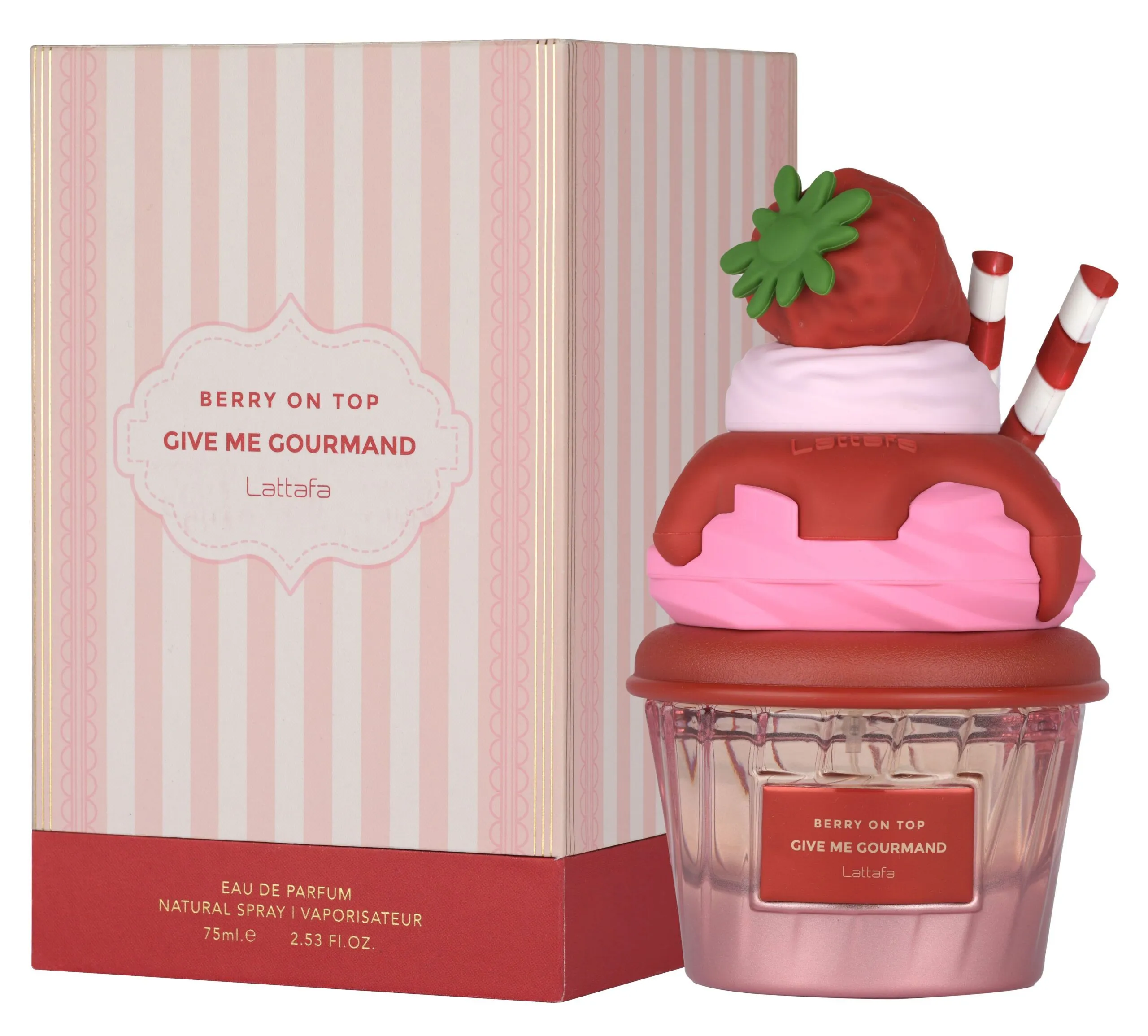 Berry On Top Lattafa Perfumes for men of women EAU DE PARFUME 75ml Give Me Gourmand