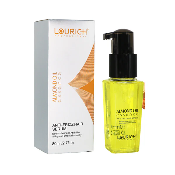 Lourich Anti-Frizz Hair Serum Almond Oil Essence 80ml